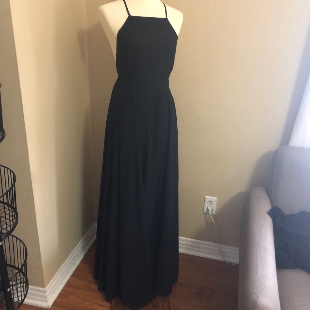 Lulus Black Mythical Kind of Love Dress